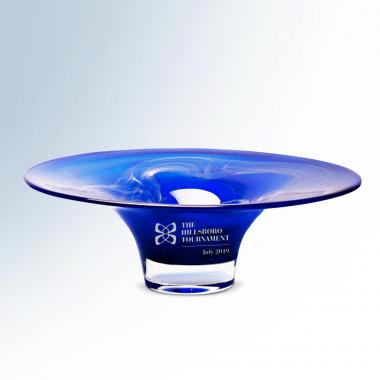 Trophies - Art Glass Awards & Gifts - Atlantis Contour Vase