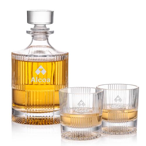 Blackwell Crystal Decanter & Glasses Set Barware Gifts - Decanters - Blackwell Crystal Decanter & Glasses Set