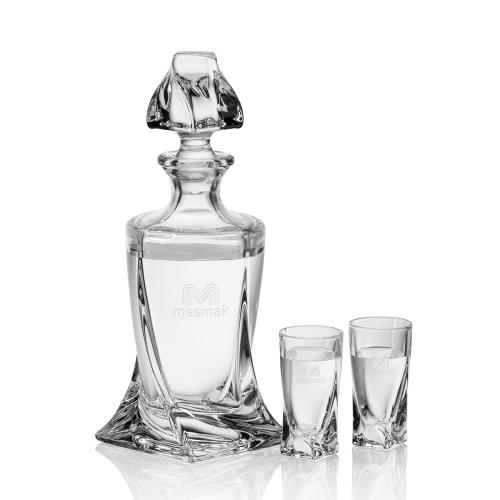 Crystal Oasis Shot Decanter Set Barware Gifts - Decanters - Crystal Oasis Shot Decanter Set
