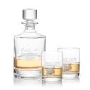 Monterey Crystal Decanter & Glass Set