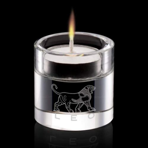 Personalized Gifts - Optical Crystal Candleholder Trio Set