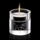 Optical Crystal Candleholder Trio Set