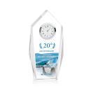 Elegant Mesa Crystal Clock with VividPrint