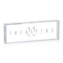 Starfire Crystal Nameplate with Deep Etch