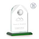 Blake Crystal Golf Award with Globe Top
