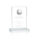 Golf Award with 3D Crystal Ball on Base