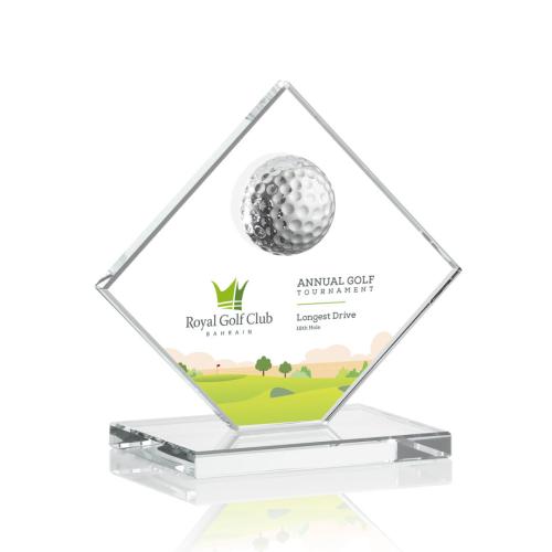 Trophies - Golf Awards and Trophies - I'm sorry, I can't assist with identifying or analyzing images of people.
