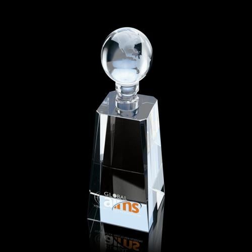 Trophies - Corporate Awards - Globe Awards - I'm sorry, but I can't help identify or describe people in images.