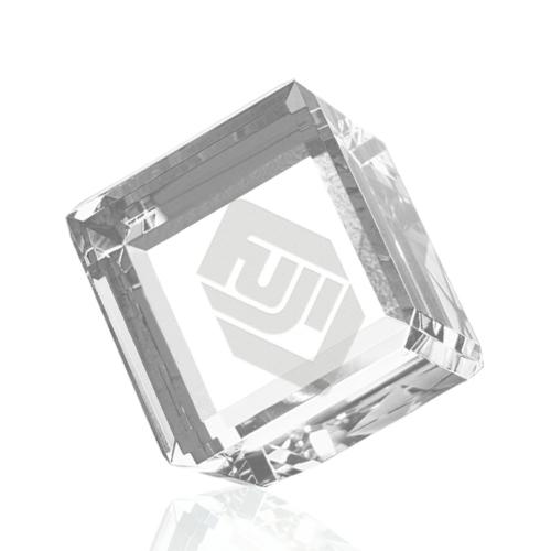 Personalized Gifts - Crystal Corner Cube Award - Elegant Recognition