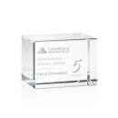 Optical Crystal Desk Award Block