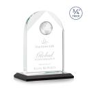Starfire Crystal Globe Arch Trophy