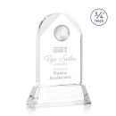 Starfire Globe Award with Arch Crystal Base