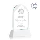 Optical Crystal Globe Arch Award