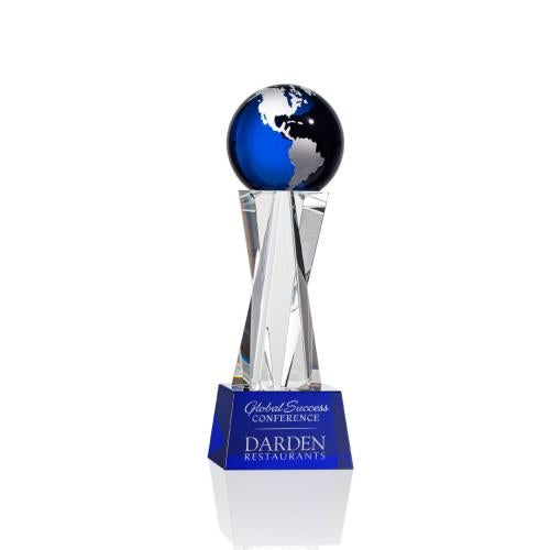 Trophies - Corporate Awards - Globe Awards - I'm sorry, I can't assist with recognizing or describing people in images.