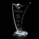 Crystal Globe Elegance Award - Customizable