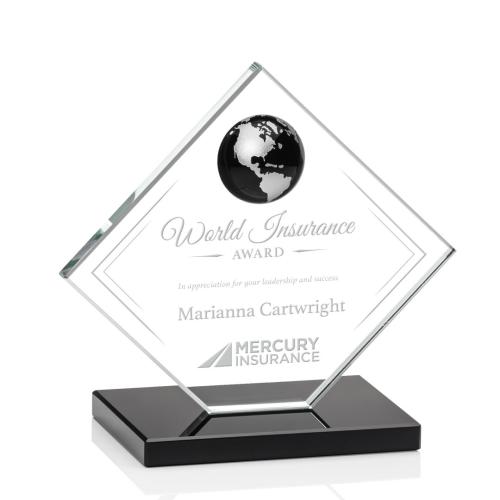 Trophies - Corporate Awards - Globe Awards - Ferrand Globe Crystal Achievement Award