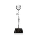 Crystal Aphrodite Globe Award with Base