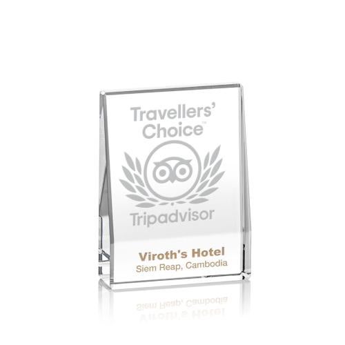 Miranda Crystal Award - Elegant Recognition Trophy Personalized Gifts - Miranda Crystal Award - Elegant Recognition Trophy