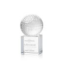Optical Crystal Golf Award on Granby Base