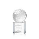 Optical Crystal Golf Award on Granby Base