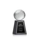 Optical Crystal Golf Award on Marble Base