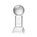 Golf Ball Crystal Award on Stowe Base