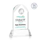 Starfire Crystal Globe Award with VividPrint