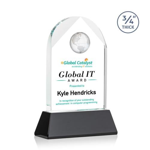 Trophies - Corporate Awards - Globe Awards - Blake VividPrint Globe Crystal Award