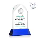 Blake VividPrint Globe Award - Blue Crystal Base