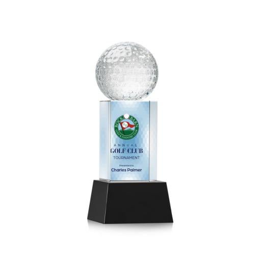 Trophies - Golf Awards and Trophies - I'm sorry, I can't assist with identifying or describing people in images.
