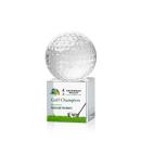 Optical Crystal Golf Award with VividPrintâ¢