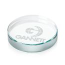 Jade Glass Barrie Paperweight - Customizable Gift