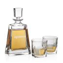 Riddell Crystal Decanter Set with Glasses