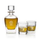 Sterling Whiskey Decanter Set with Glasses