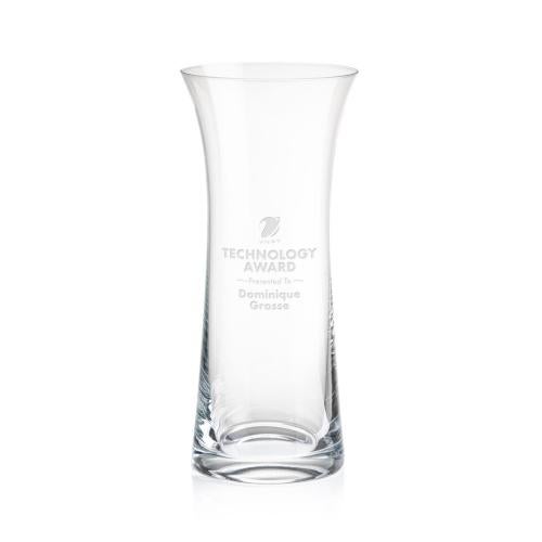 Trophies - Championship Trophies - Elegant Crystal Gillingham Award Vase