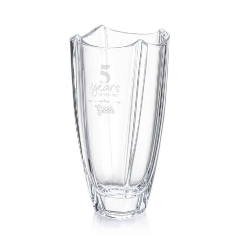 Trophies - Championship Trophies - Lead-Free Crystal Baranoff Etch-Ready Vase