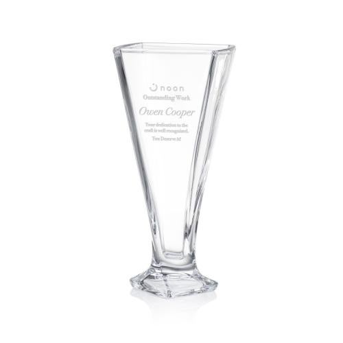 Trophies - Championship Trophies - Twisted Crystal Oasis Vase Award