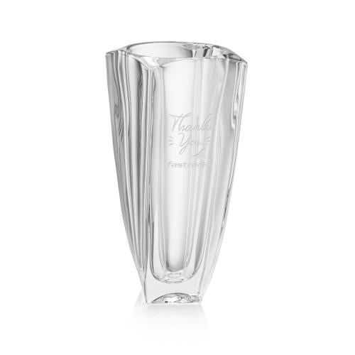 Trophies - Championship Trophies - Elegant Fiorella Crystal Award Vase