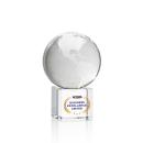 Optical Crystal Globe Award - 5 Sizes Available