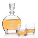Elegant Crystal Decanter & Glass Gift Set