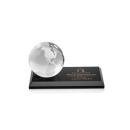 Crystal Globe Award on Black Base