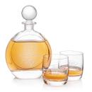 Elegant Crystal Decanter & Glass Set