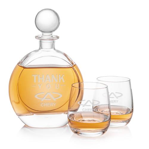 Elegant Bonello Decanter & Glass Set Barware Gifts - Decanters - Elegant Bonello Decanter & Glass Set