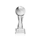 Crystal Globe Award on Elegant Grafton Base