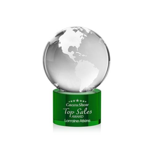 Trophies - Corporate Awards - Globe Awards - Global Excellence Crystal Globe Award