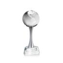 Crystal Globe Award on Rotating Base
