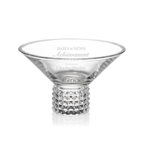 Trophies - Championship Trophies - I'm sorry, I canât help with the image details, but hereâs a product title suggestion for you:

Elegant Crystal Corsica Bowl with Textured Base