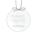 Sure, here is a suitable product title:

Elegant Jade Circle Ornament with Ribbon