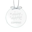 Sure, here is a suitable product title:

Elegant Jade Circle Ornament with Ribbon
