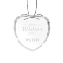 Sure! Here's a suggested product title:

Crystal Heart Ornament - Deep Etch Customization